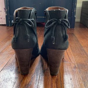 LUCKY BRAND wedge booties